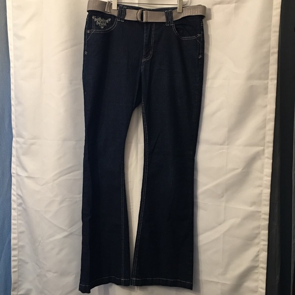 Relativity Dark Blue Jeans. - Picture 2 of 7